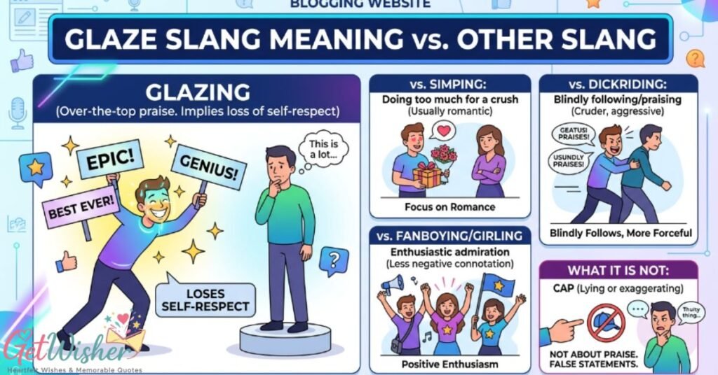 Glaze Slang Meaning vs. Other Slang