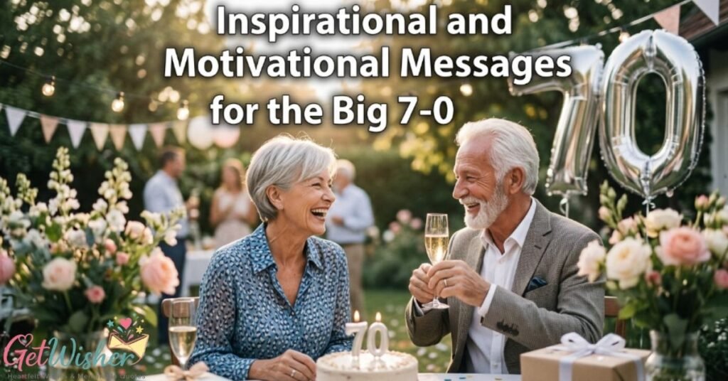 Inspirational and Motivational Messages for the Big 7-0