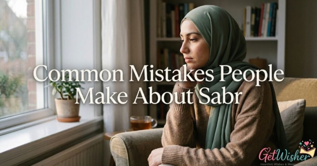 Common Mistakes People Make About Sabr