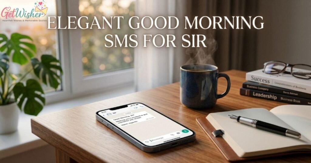 Elegant Good Morning SMS for Sir