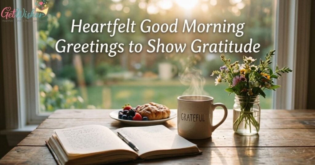 Heartfelt Good Morning Greetings to Show Gratitude