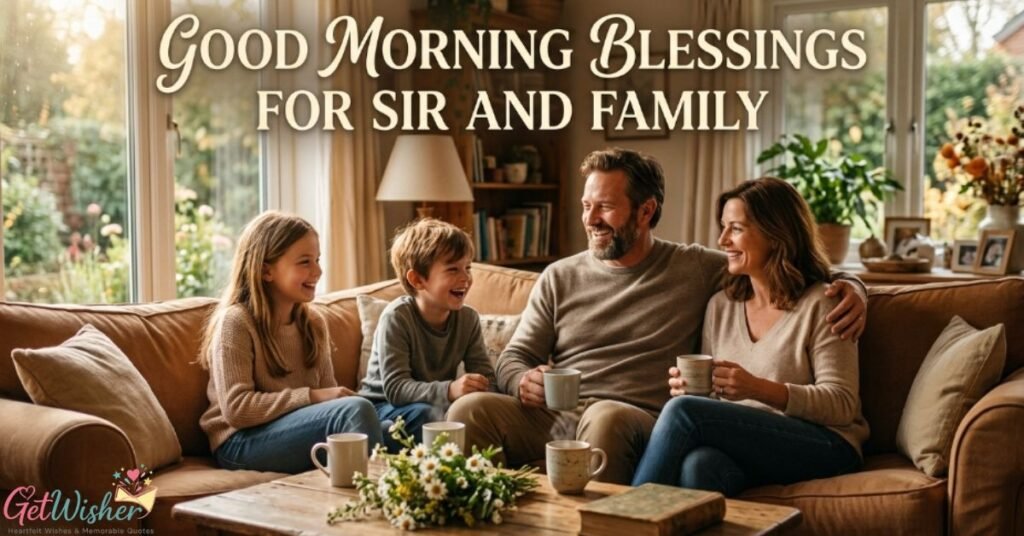Good Morning Blessings for Sir and Family