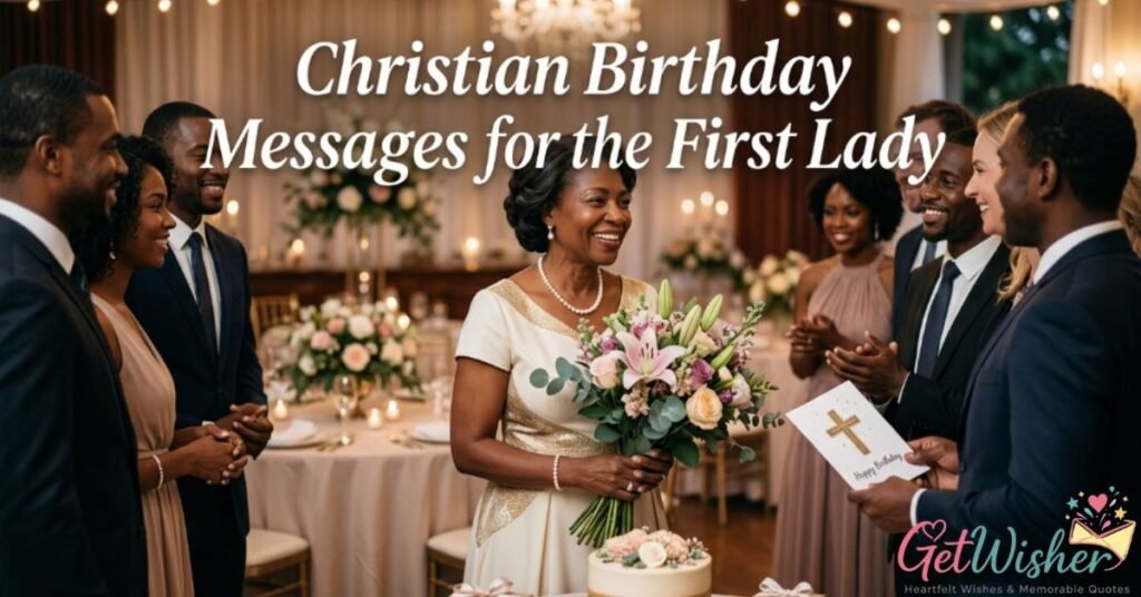 Christian Birthday Messages for the First Lady
