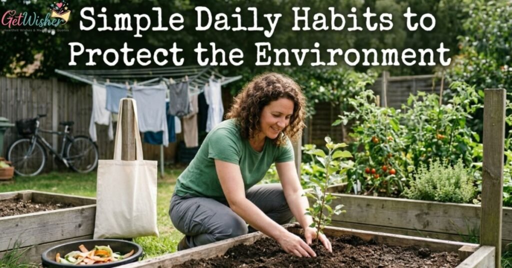 Simple Daily Habits to Protect the Environment