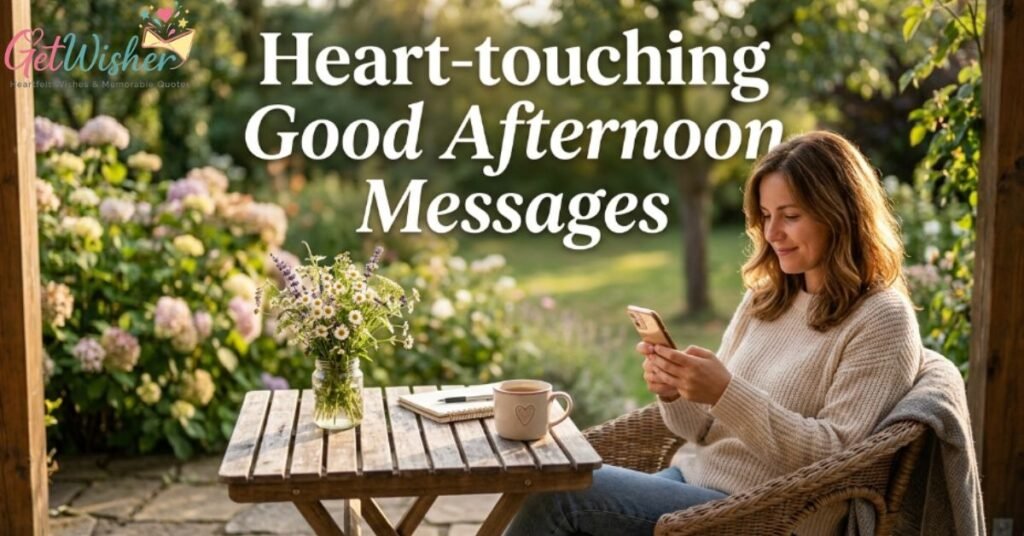 Heart-touching Good Afternoon Messages