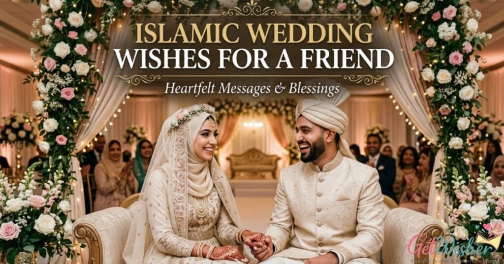 Islamic Wedding Wishes for a Friend