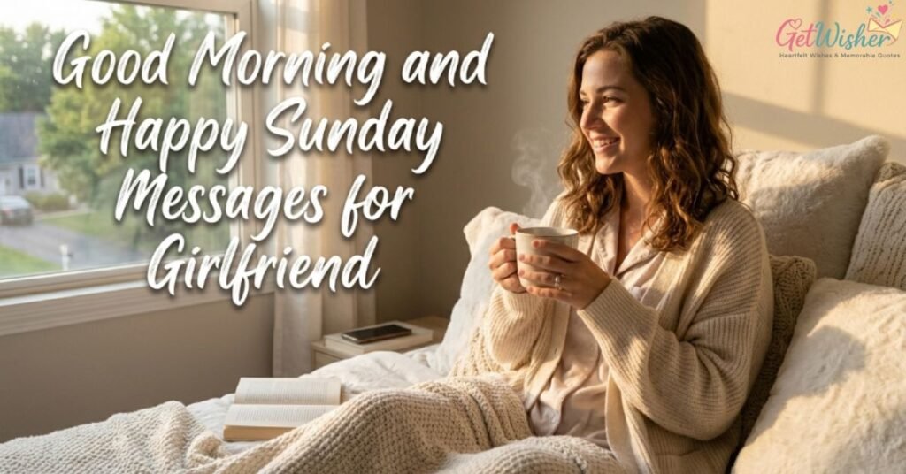 Good Morning and Happy Sunday Messages for Girlfriend