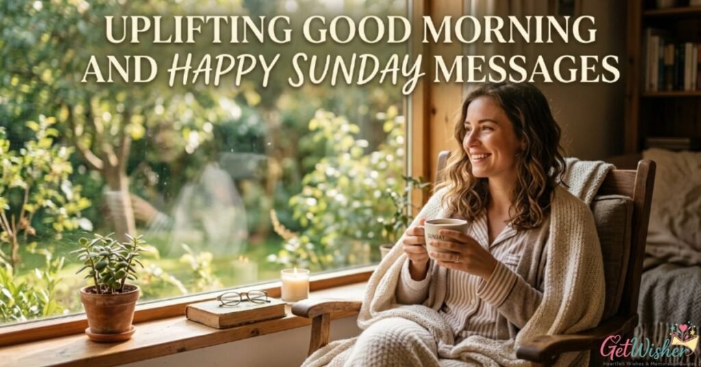 Uplifting Good Morning and Happy Sunday Messages