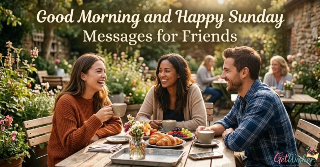 Good Morning and Happy Sunday Messages for Friends