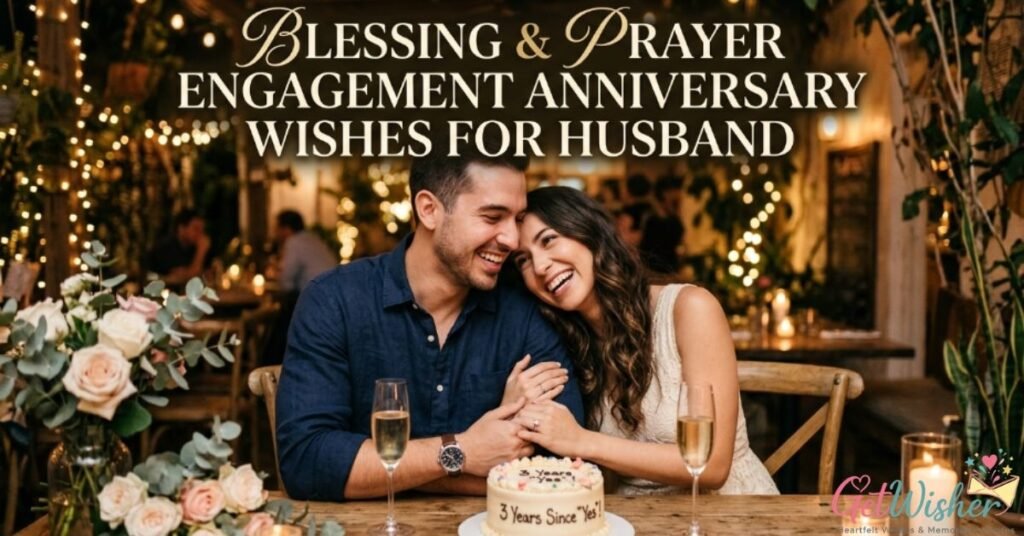Blessing & Prayer Engagement Anniversary Wishes for Husband