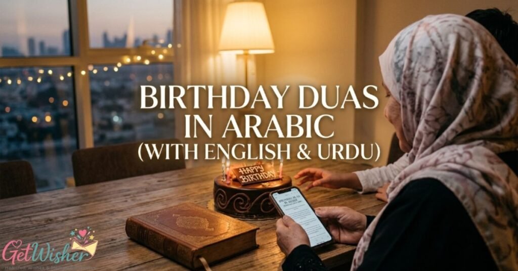 Birthday Duas in Arabic (with English & Urdu)