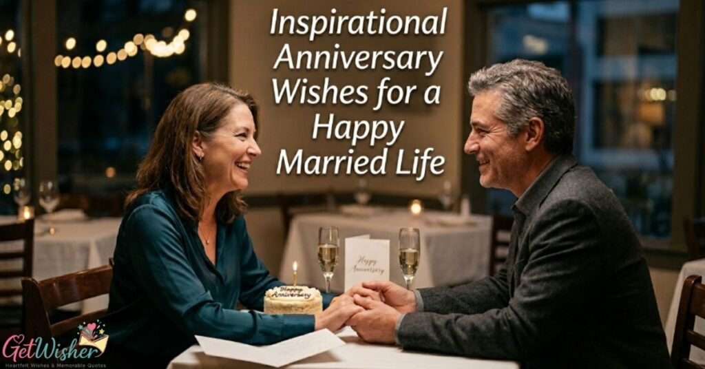 Inspirational Anniversary Wishes for a Happy Married Life