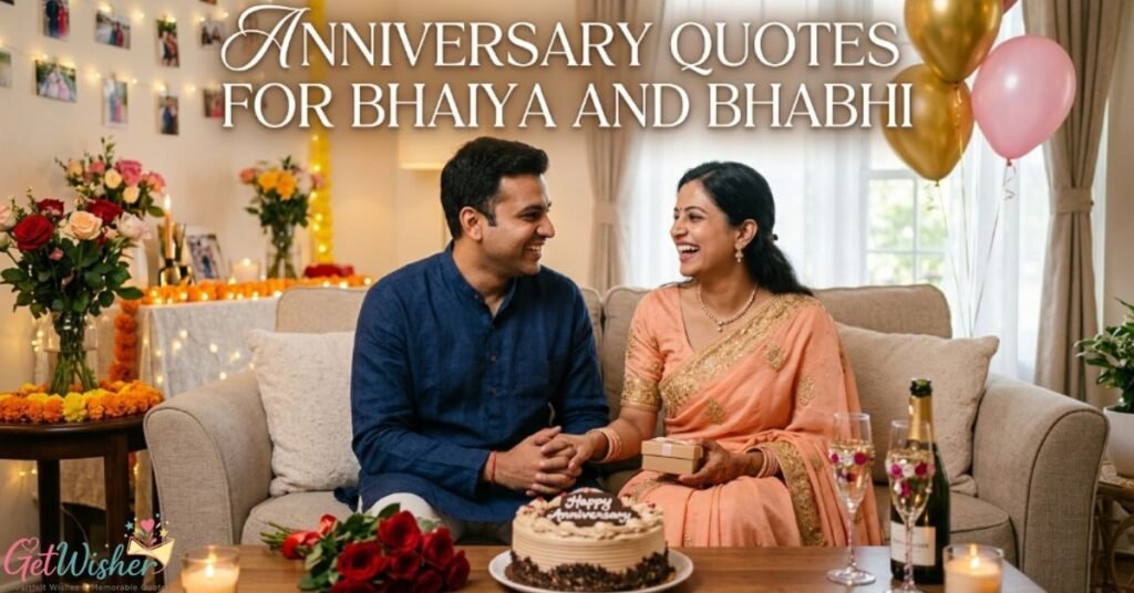 Anniversary Quotes for Bhaiya and Bhabhi