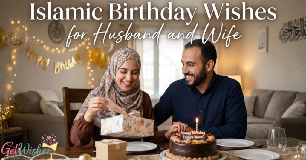 Islamic Birthday Wishes for Husband and Wife