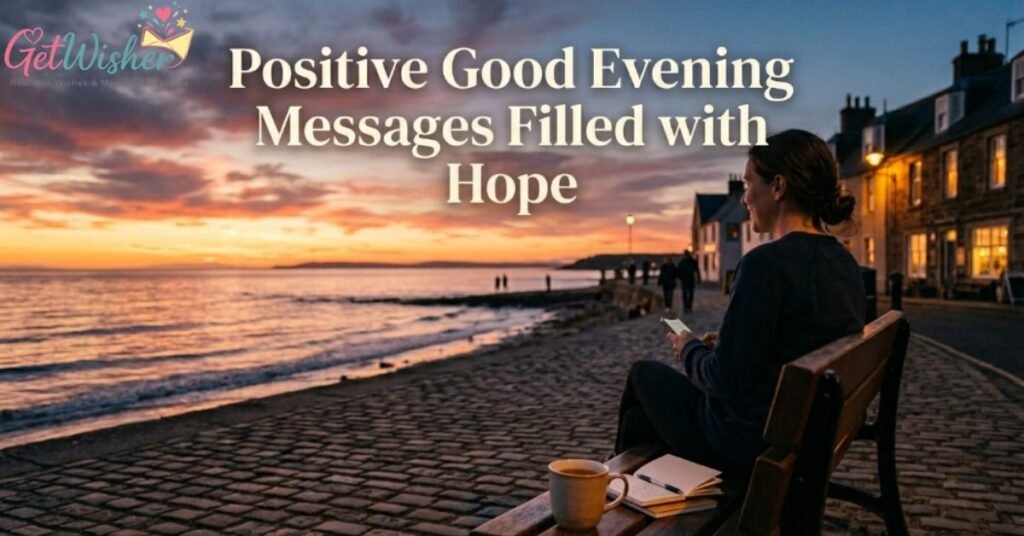 Positive Good Evening Messages Filled with Hope