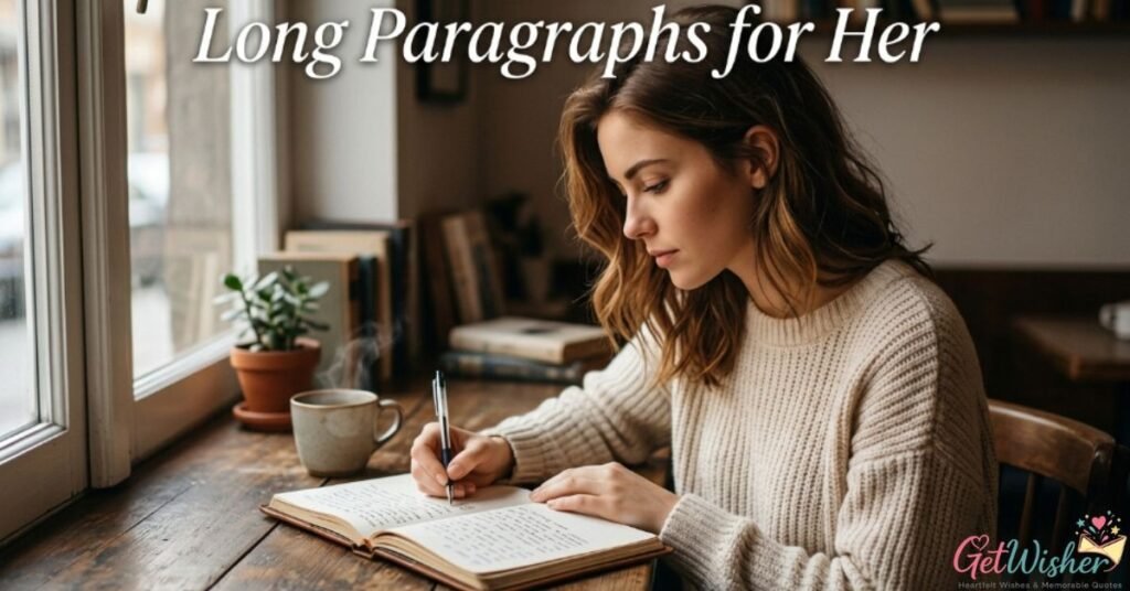 Long Paragraphs for Her