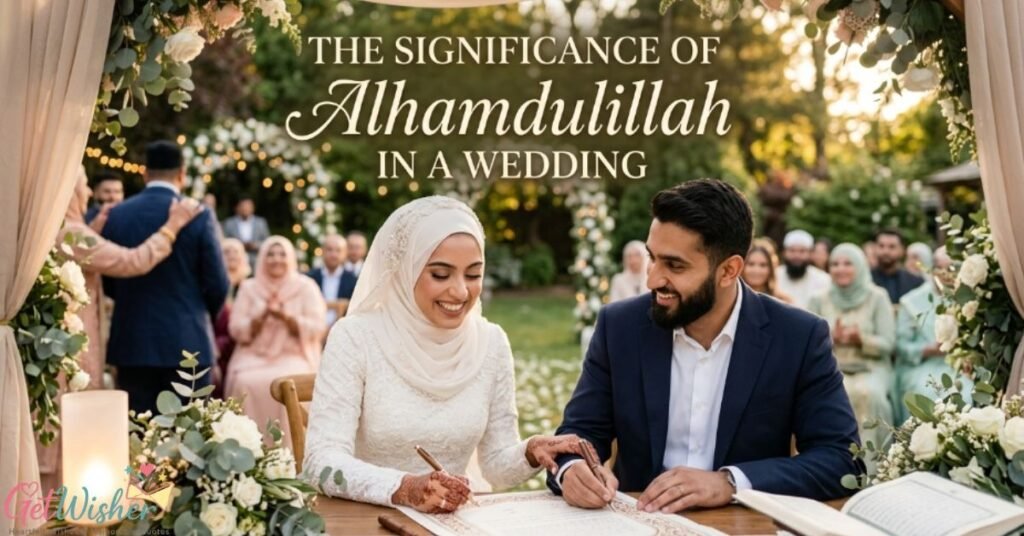 The Significance of Alhamdulillah in a Wedding