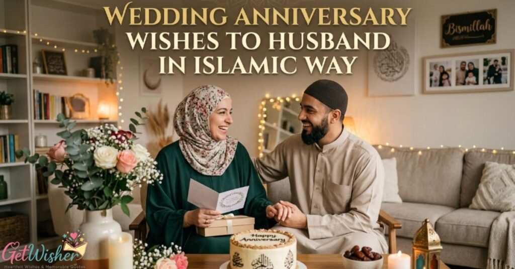Wedding Anniversary Wishes to Husband in Islamic Way