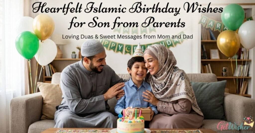 Heartfelt Islamic Birthday Wishes for Son from Parents