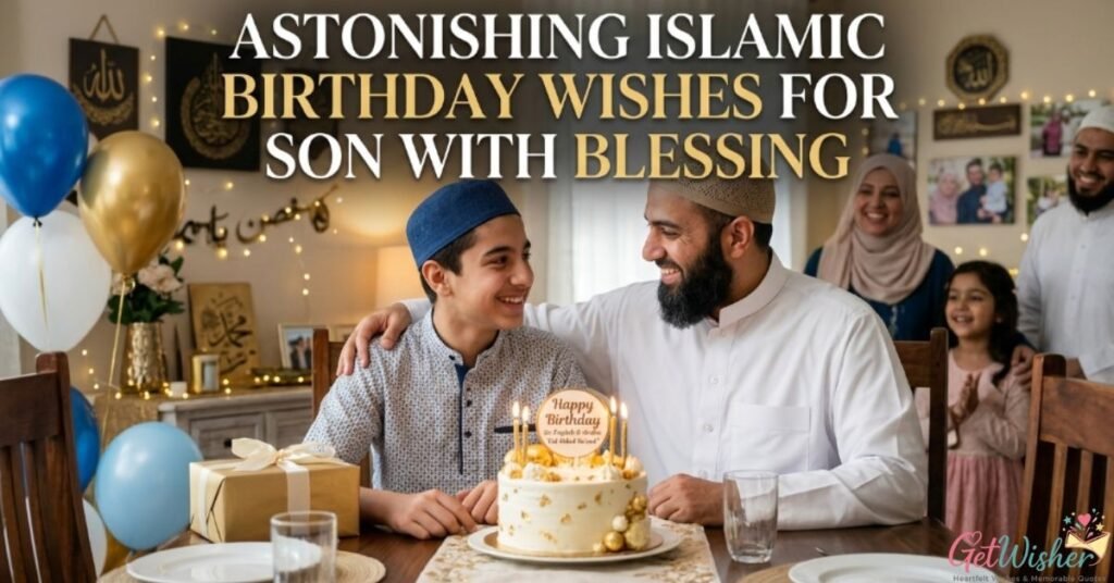 Astonishing Islamic Birthday Wishes for Son with Blessing