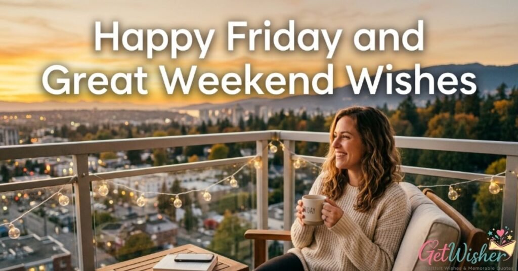 Happy Friday and Great Weekend Wishes