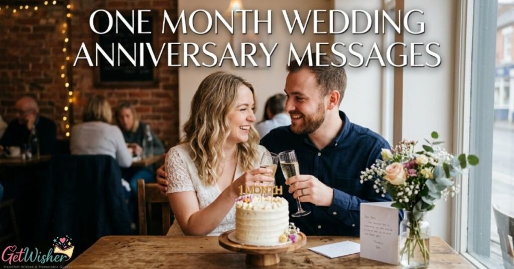 One Month Wedding Anniversary Messages