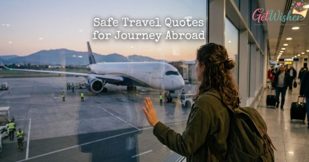 Safe Travel Quotes for Journey Abroad