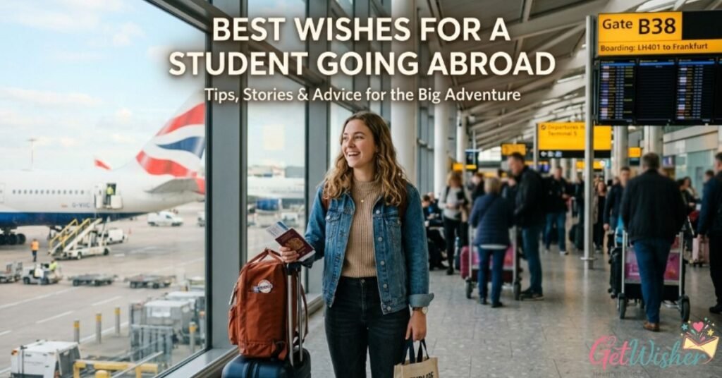 Best Wishes for a Student Going Abroad