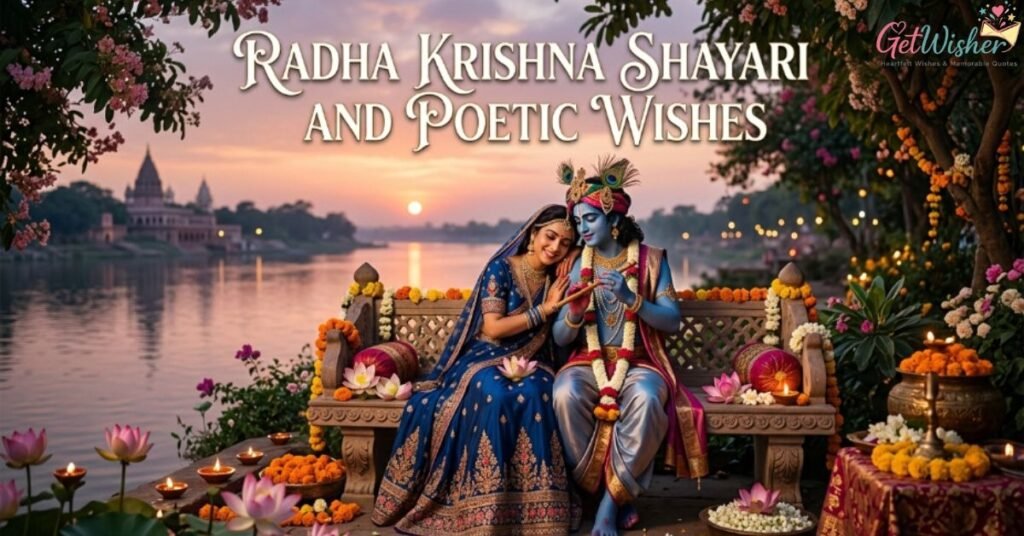 Radha Krishna Shayari and Poetic Wishes