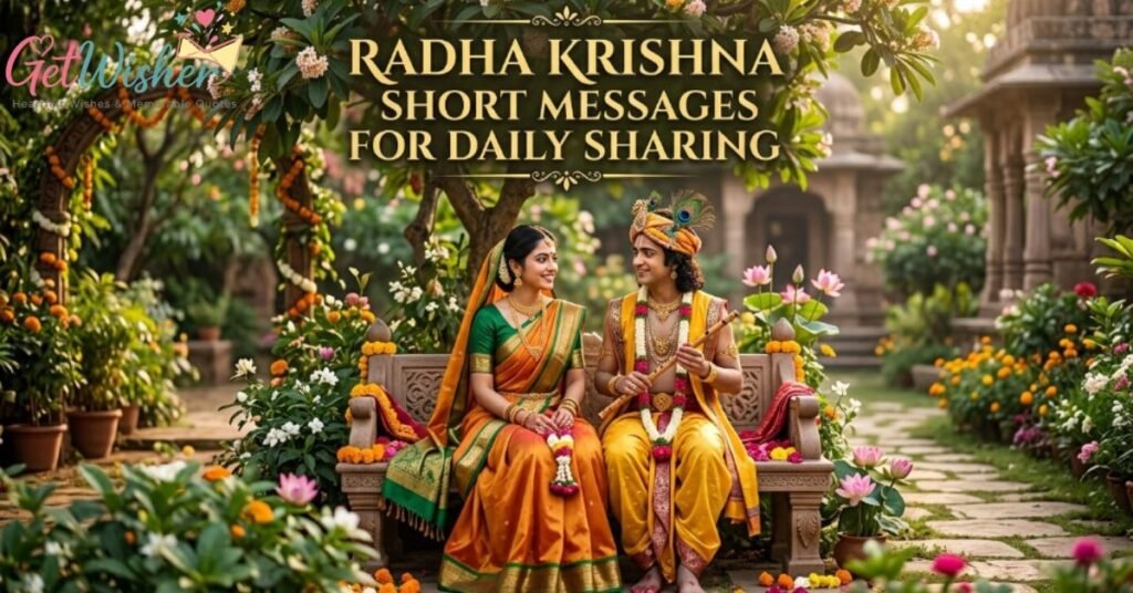 Radha Krishna Short Messages for Daily Sharing