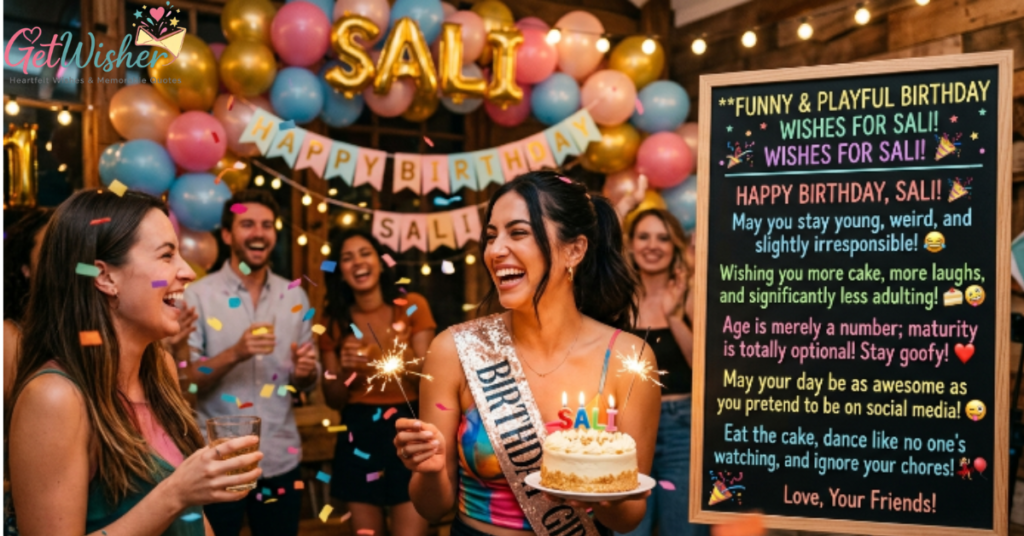 Playful and Funny Wishes for Sali in English