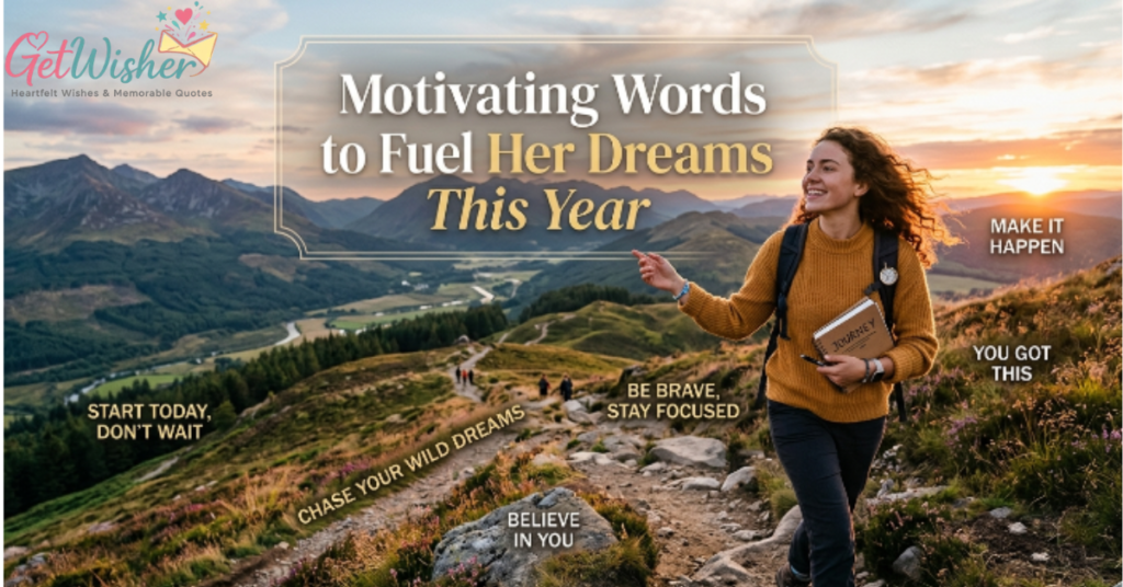 Motivating Words to Fuel Her Dreams This Year