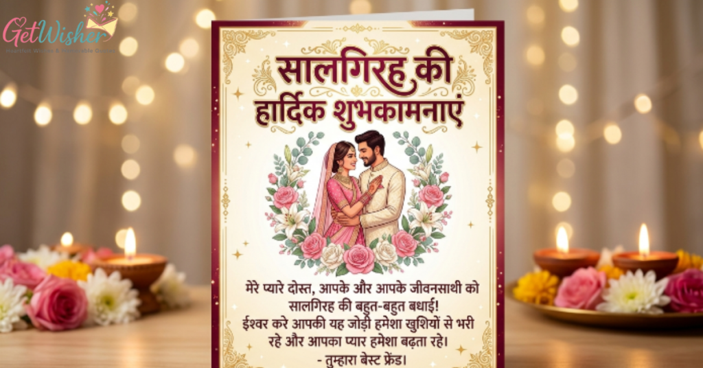 Anniversary Wishes In Hindi For Best Friend