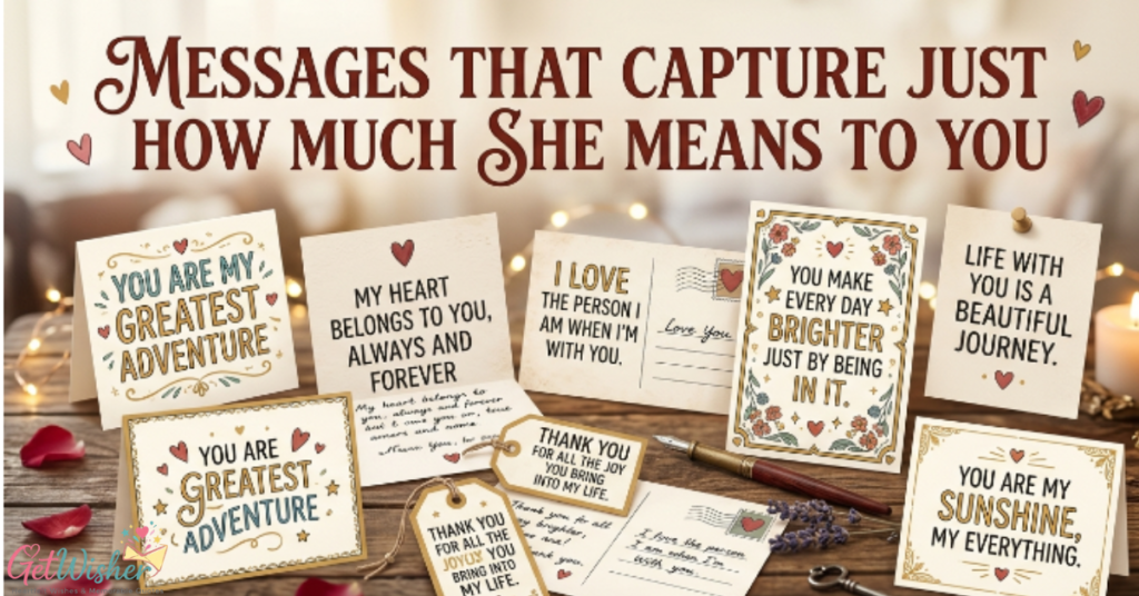 Messages That Capture Just How Much She Means to You