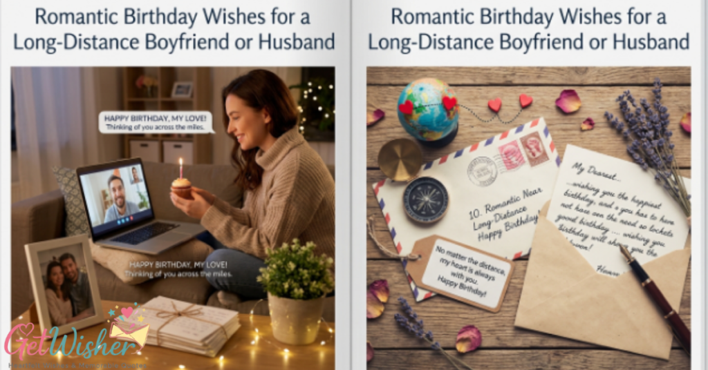 Romantic Birthday Wishes for a Long-Distance Boyfriend or Husband