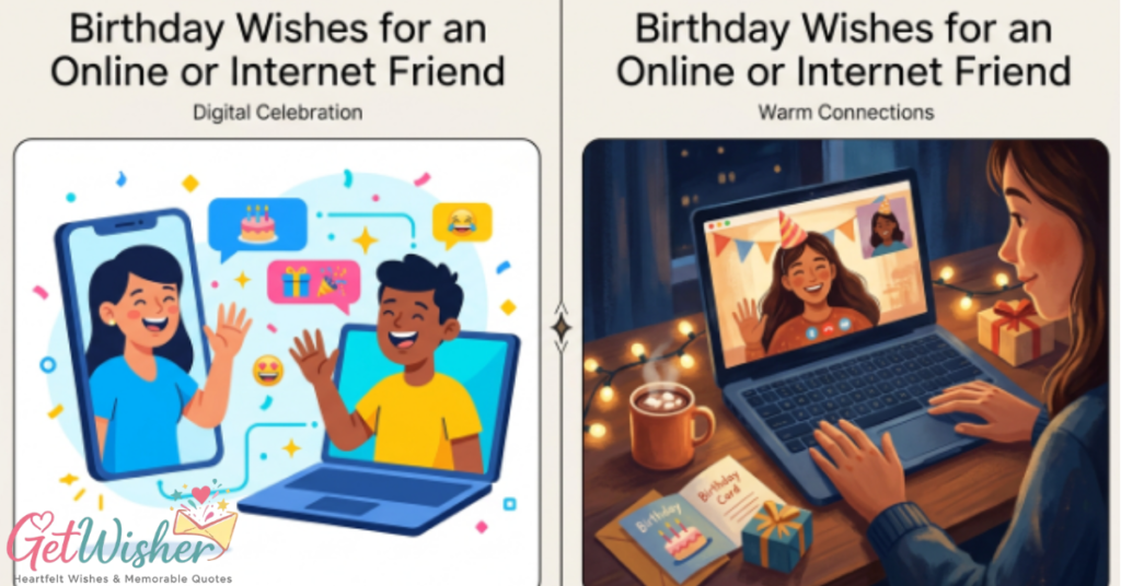 Birthday Wishes for an Online or Internet Friend
