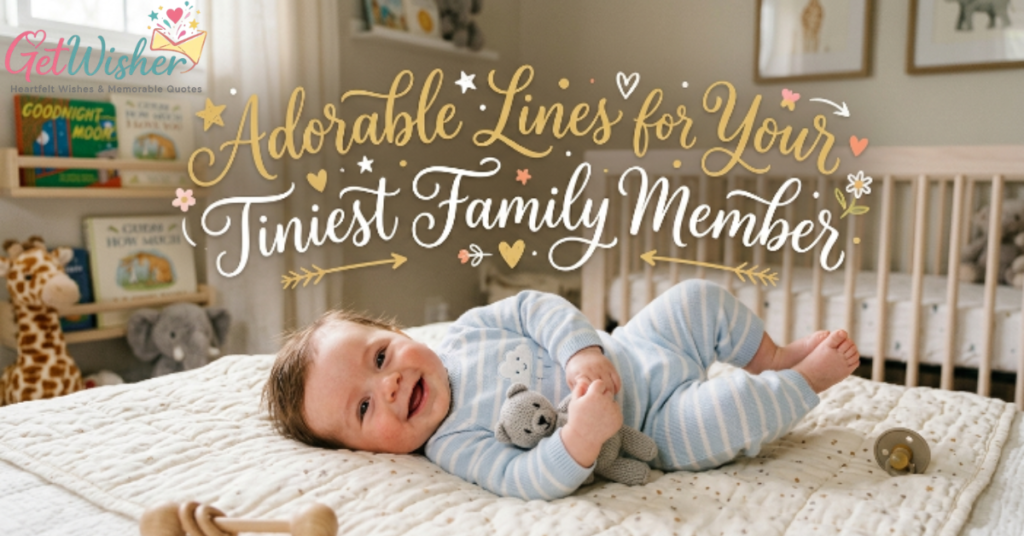 Adorable Lines for Your Tiniest Family Member