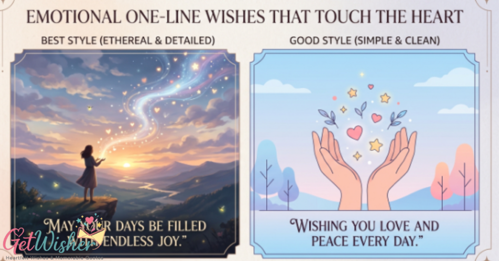 Emotional One-Line Wishes That Touch the Heart