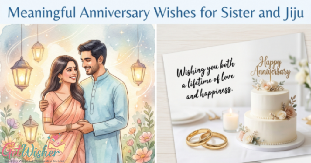 Meaningful Anniversary Wishes for Sister and Jiju