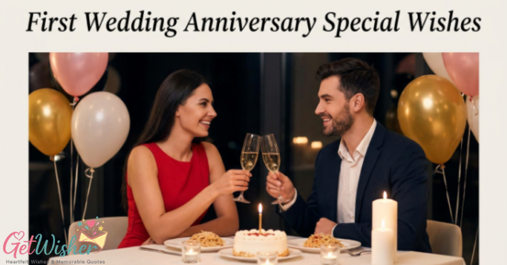 First Wedding Anniversary Special Wishes