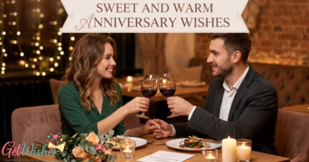 Sweet And Warm Anniversary Wishes