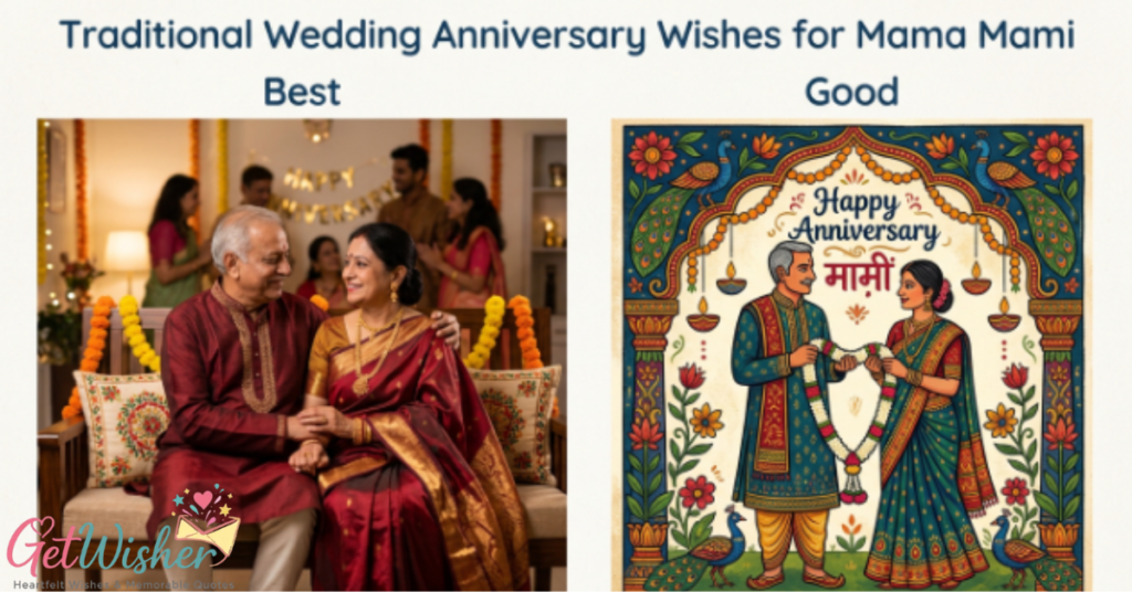 Traditional Wedding Anniversary Wishes for Mama Mami