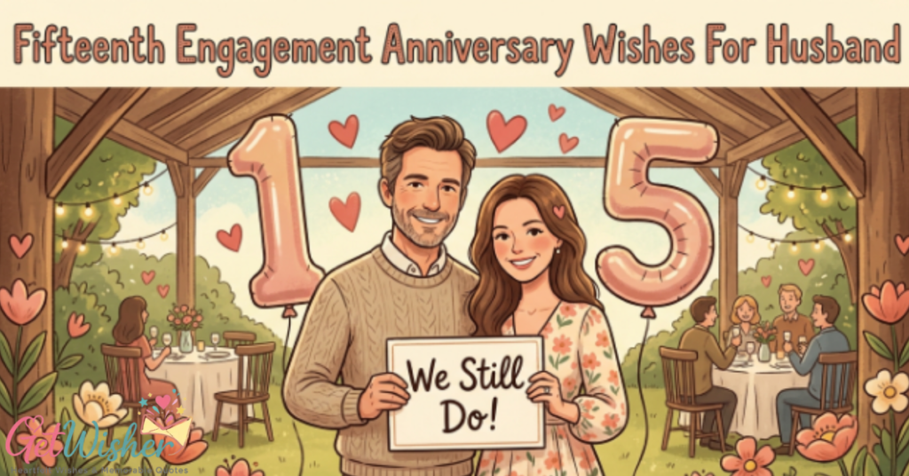 Fifteenth Engagement Anniversary Wishes For Husband