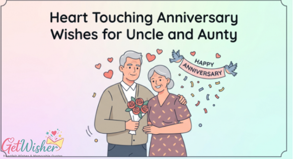 Heart Touching Anniversary Wishes for Uncle and Aunty