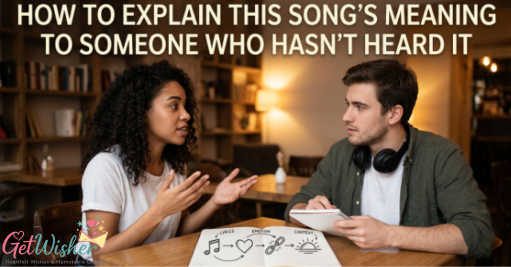 How to Explain This Song's Meaning to Someone Who Hasn't Heard It