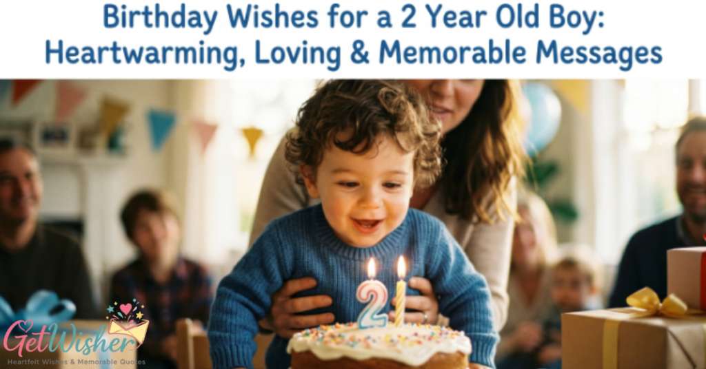 How to Write a Heartwarming Birthday Wish for a 2 Year Old Boy