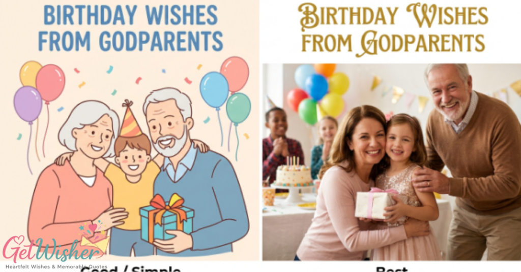 Birthday Wishes from Godparents