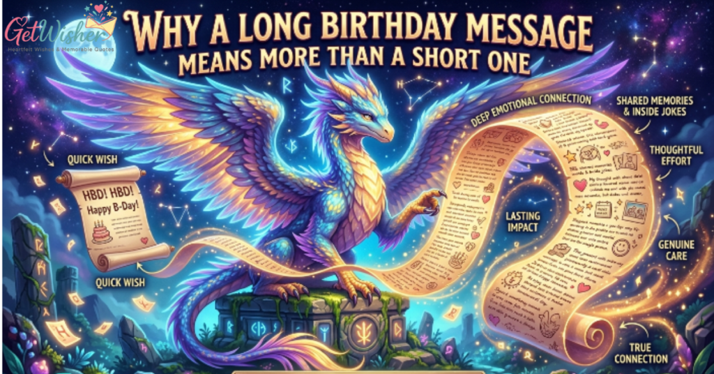 Why a Long Birthday Message Means More Than a Short One